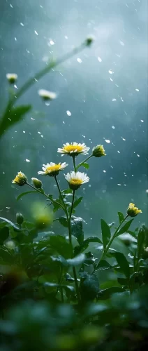 薄雾小花