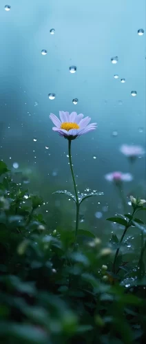 薄雾小花