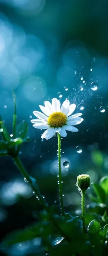 薄雾小花