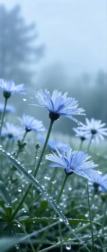 薄雾小花