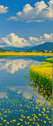油菜花田