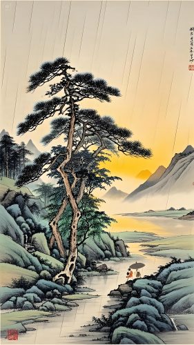 晨有清远，幕有余闲。心有清欢，岁月安暖 | 国风壁纸沉浸式体验