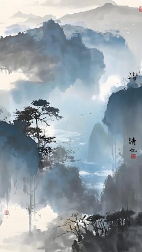 晨有清远，幕有余闲。心有清欢，岁月安暖 | 国风壁纸沉浸式体验