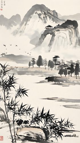 晨有清远，幕有余闲。心有清欢，岁月安暖 | 国风壁纸沉浸式体验