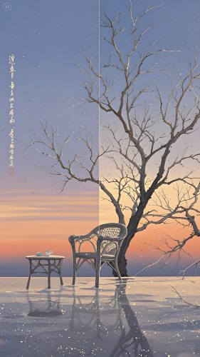 晨有清远，幕有余闲。心有清欢，岁月安暖 | 国风壁纸沉浸式体验